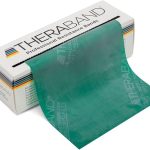 THERABAND Resistance Bands, 6 Yard Roll Professional Latex Elastic Band For Upper & Lower Body, Core Exercise, Physical Therapy, Pilates, Home Workouts, & Rehab, Green, Heavy, Intermediate Level 1